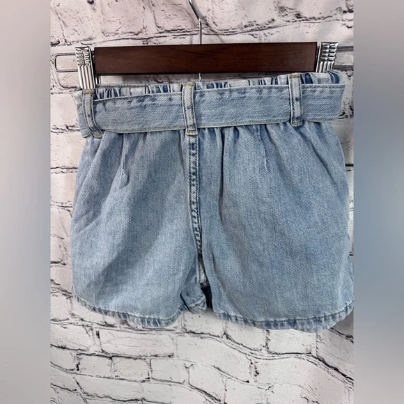 ZARA Girls Denim Mini Skort - Picture 5 of 6